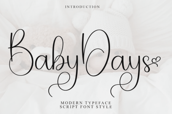 Baby Days Font: A Sweet Touch for Design