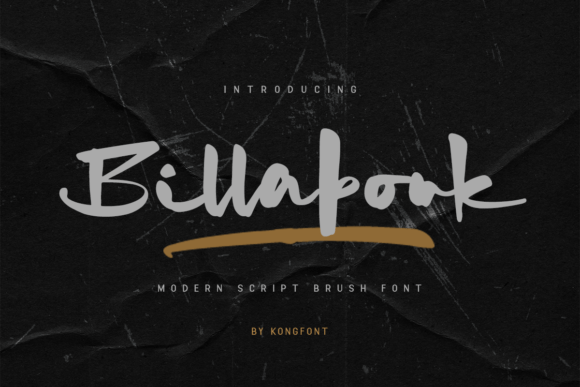 Billabonk: A Bold Script Font for Web Design