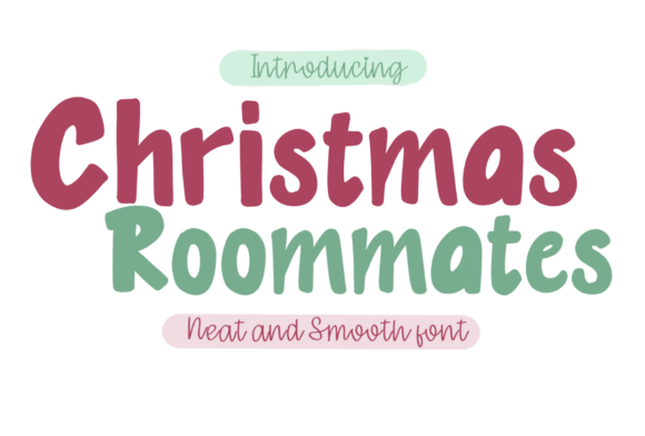 Christmas Roommates Font for Creative Campaigns