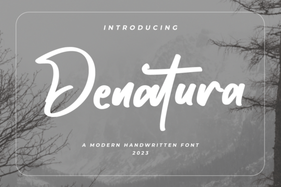 Denatura: A Cute Script Font for Creative Campaigns