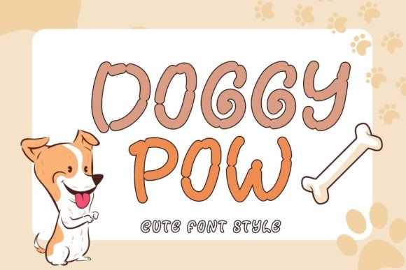 Doggy Pow Font for Creative Projects