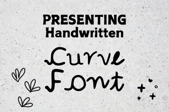 Handwritten Curve: A Playful Font for Creative Projects