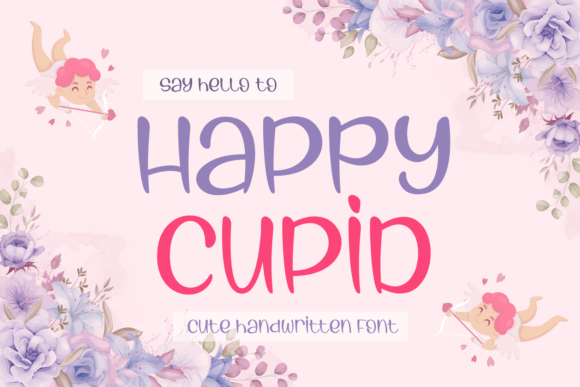 Happy Cupid Font for Creative Makers