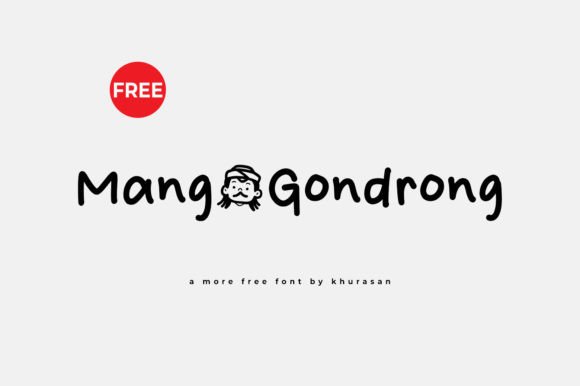Mang Gondrong: A Cute Handwritten Font for Business