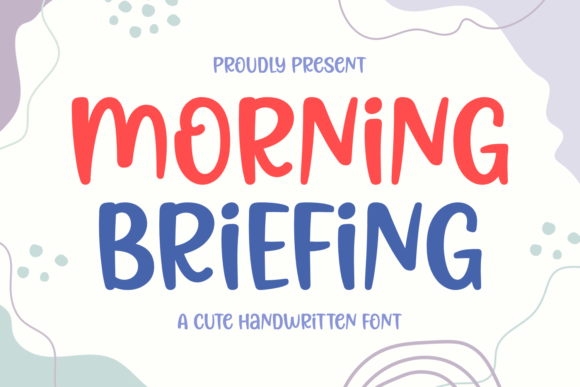 Morning Briefing Font for Editorial Design