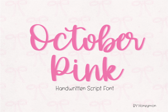 October Pink Font for Creative Makers