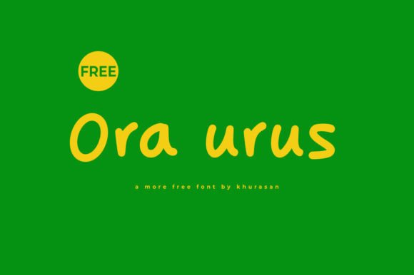Ora Urus: A Handwritten Font for Web Design