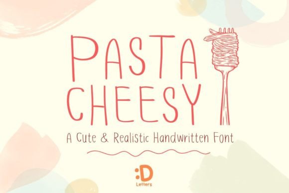 Pasta Cheesy Font: A Handwritten Touch for Editorial Design