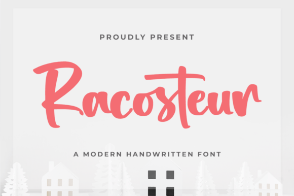 Racosteur: A Cute Script Font for Creative Marketing