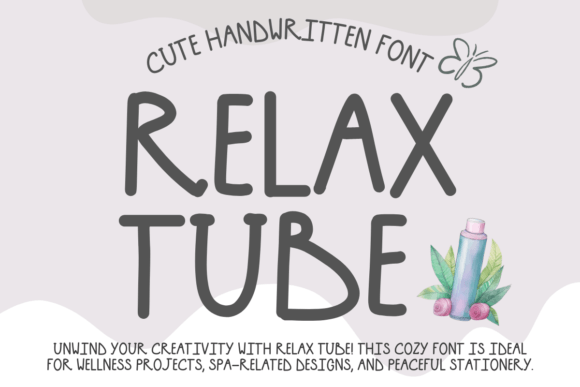 Relax Tube: A Handwritten Font for Web Design