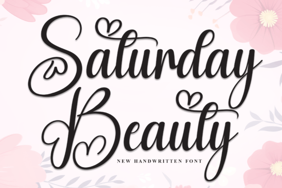 Saturday Beauty Font for Creative Projects