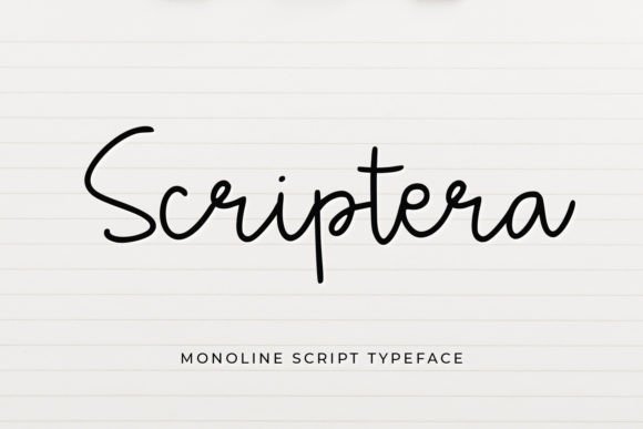 Scriptera: A Handwritten Font for Web Design
