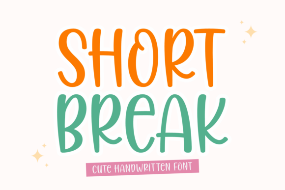 Short Break Font: Playful Typography for Crafters