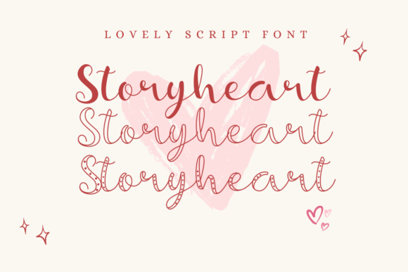 Storyheart: A Cute Font for Creative Marketing