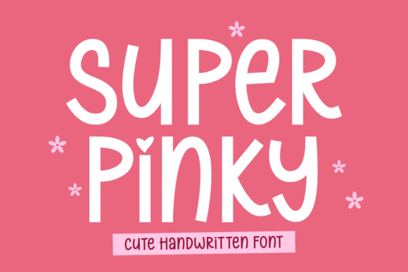 Super Pinky: A Cute Handwritten Font