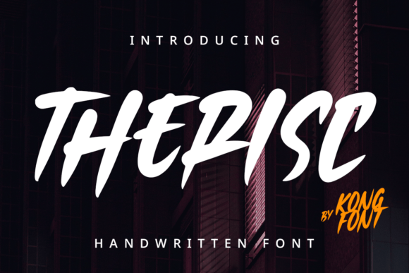 Therisc: A Bold Font for Creative Projects