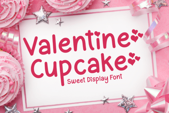 Valentine Cupcake Font for Business