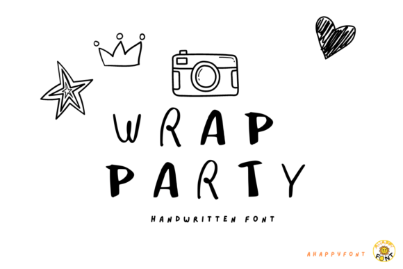 Wrap Party Font for Business