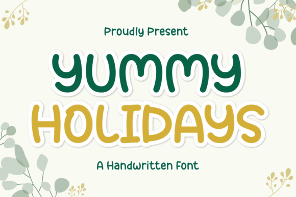 Yummy Holidays Font Review